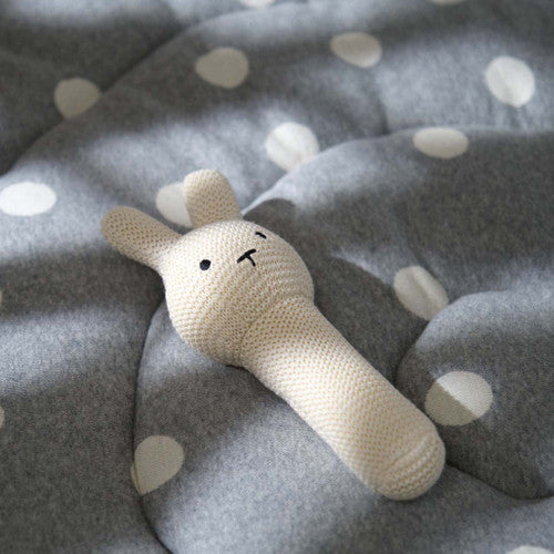 Baby plush knitted toy - Bunny